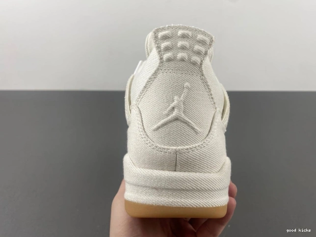 Rep x Levi's Air 'White' 4 Jordan AO2571-100 0820